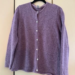 Lavender Cotton Cardigan